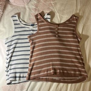 Old Navy stripped tank tops!